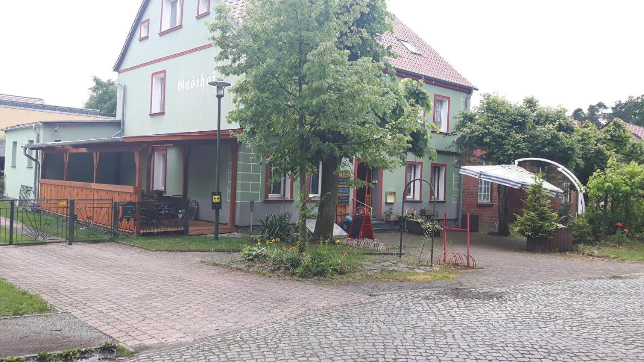 Gasthof Alte Fischerhütte Altfriesack Exterior foto